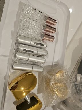 Portable Refillable Perfume Atomizers Set NEW